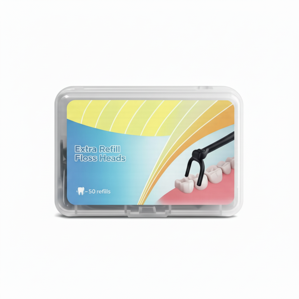 Replaceable Floss Heads ( Black) - 50 Pack
